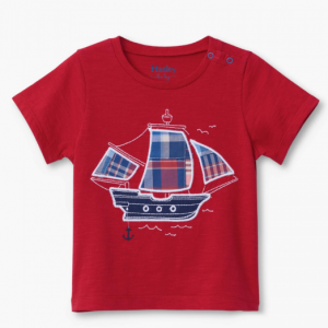 Hatley nautical ship baby graphic t-shirt