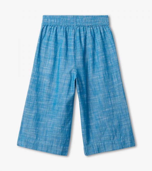 Hatley Chambray Cropped Culottes - Image 2