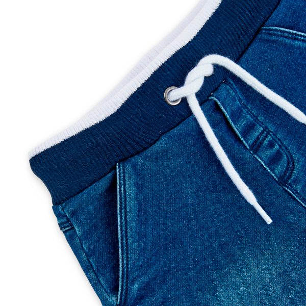 Boboli Bermuda Denim Shorts - Blue - Image 3
