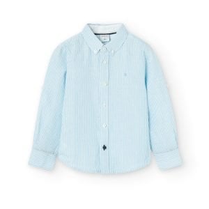 Boboli Blue Long Sleeve Shirt - Stripes