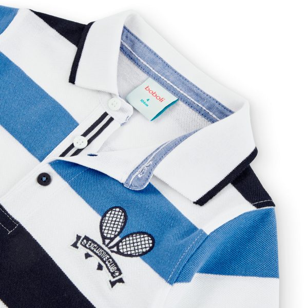 Boboli Striped Polo Shirt - Image 3