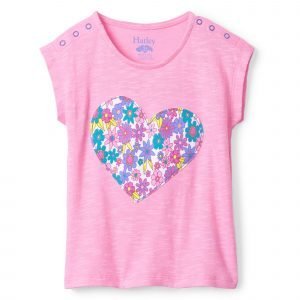 Hatley retro floal toddler snap on tee