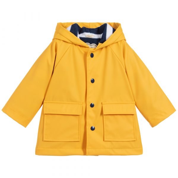 Hatley Yellow Baby Raincoat Frank and Polly Kids Clothing