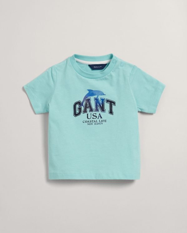 Gant baby dolphin print t-shirt