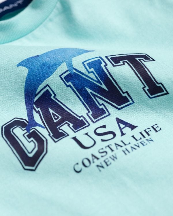 Gant Baby Boy Dolphin Print T-Shirt - Image 2