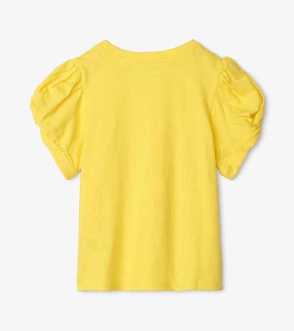 Hatley Smile Twisted Sleeve Tee - Image 2