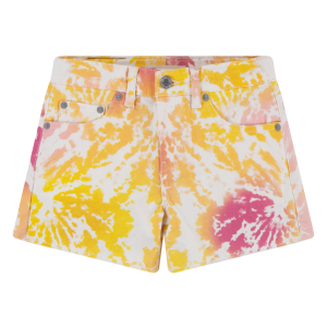 Levi's tie dye girlfriend shorts
