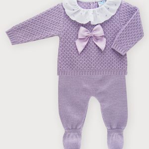 Sardon lilac trouser set with feet