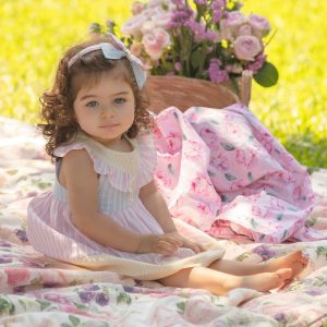 patachou-girls-striped-cotton-linen-dress-
