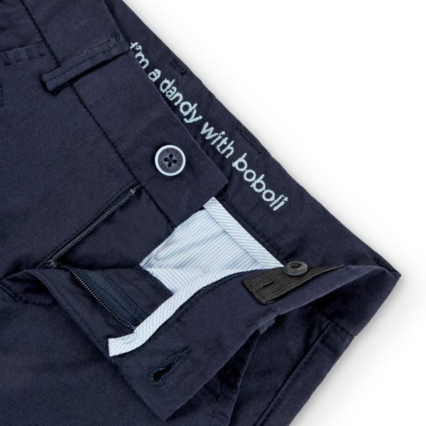 Boboli Navy Chino Trouser - 2440 - Image 3