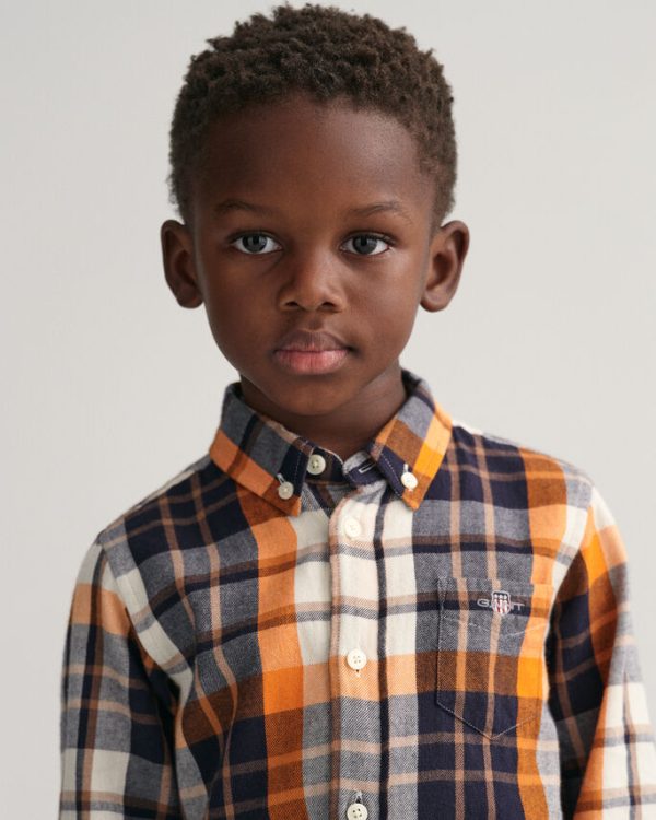 Gant kids Shield Check shirt