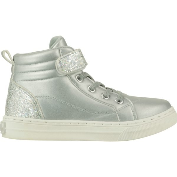 ADee Glitzy Glitter High Top - Silver - Image 3