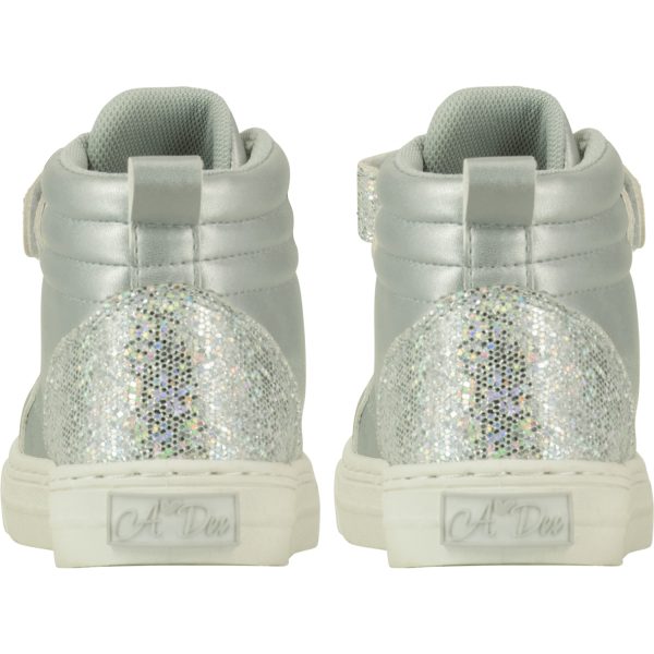 ADee Glitzy Glitter High Top - Silver - Image 4