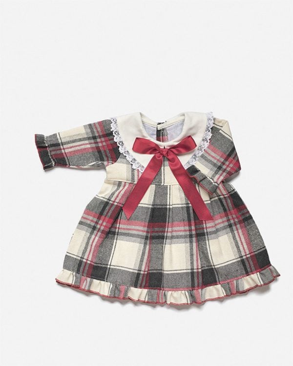 Juliana Check Dress With Collar - Image 2
