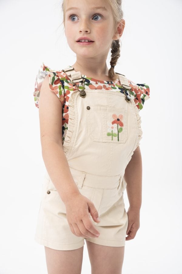Boboli Green Land T-shirt & Dungaree Set - Image 4