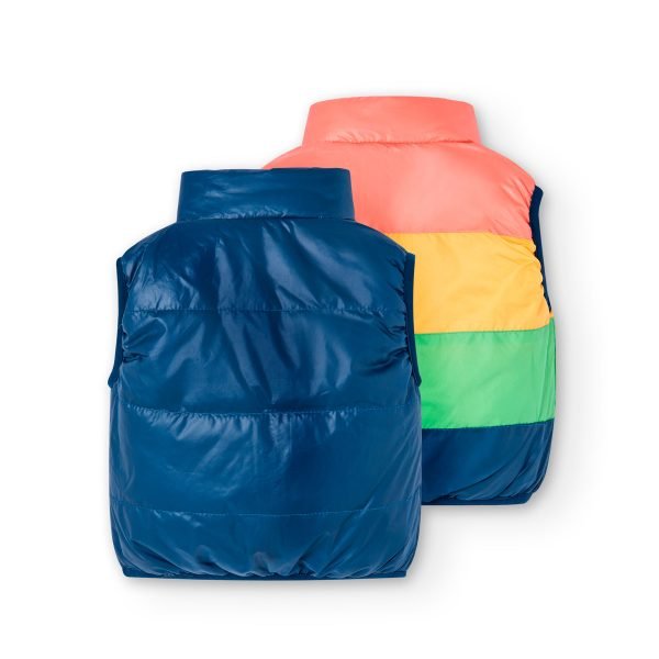 Boboli Reversible Colour Block Body Vest - Image 3