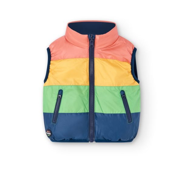 Boboli Reversible Colour Block Body Vest - Image 2