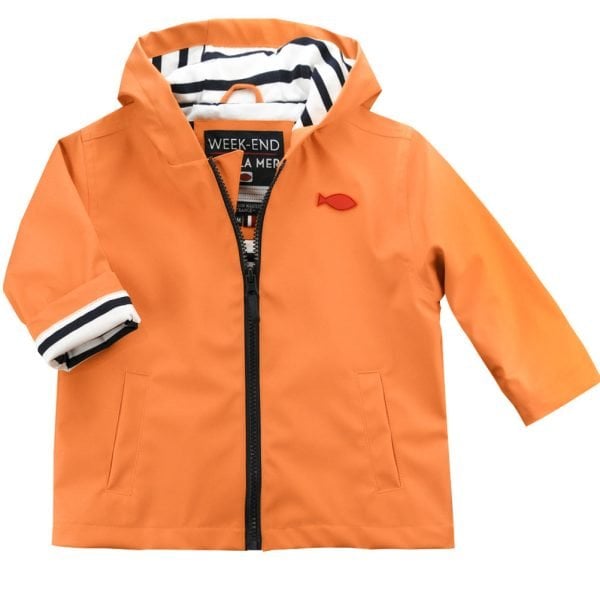 Weekend A La Mer Orange Raincoat