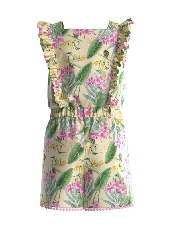 Guess botanical print playsuit