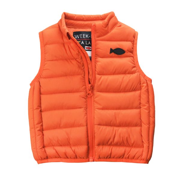 Weekend a la mer orange gilet