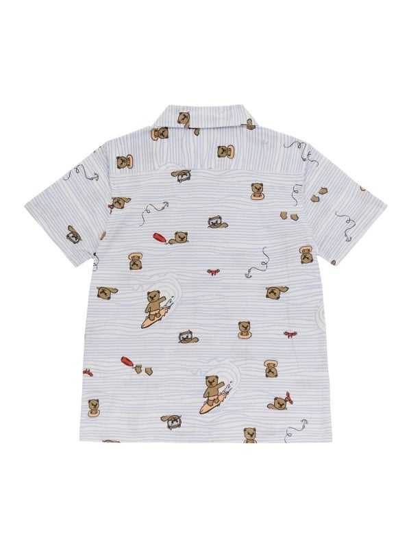 Guess Bear Print Cotton Shirt - Image 2