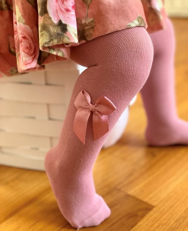 Condor pale pink cotton tights 526