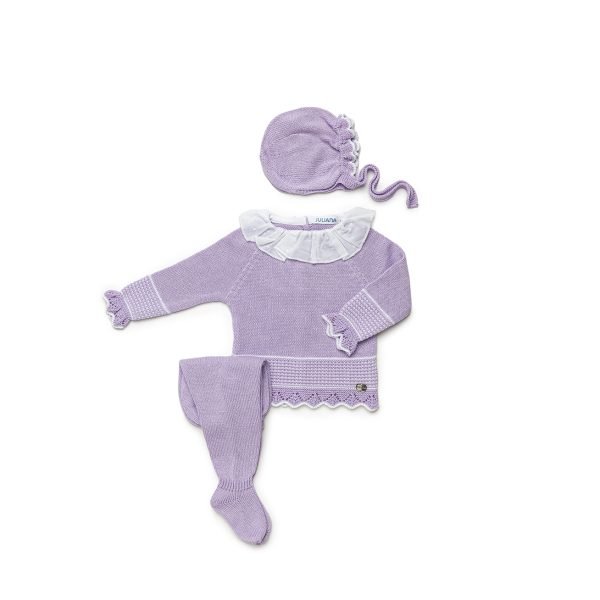 Juliana Lilac 3pce Knitted Set