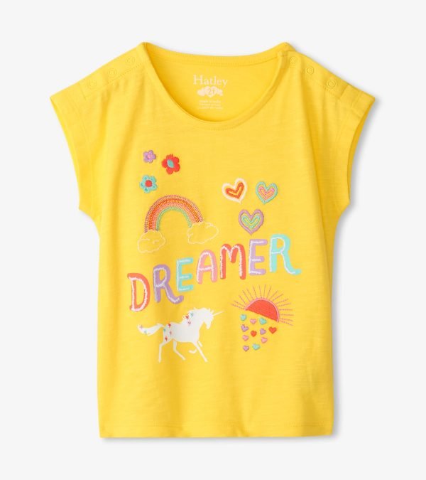 Hatley - Dreamer snap up t-shirt and shorts set - Image 2