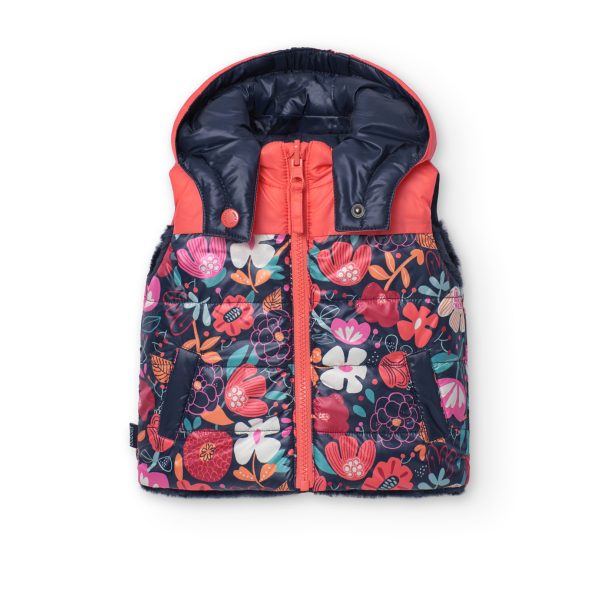 Boboli Casual Preppy Reversible Print Gilet - Image 4