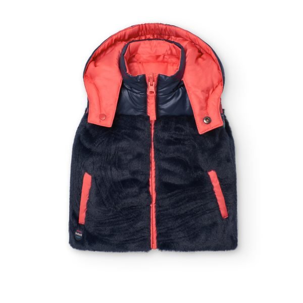 Boboli Casual Preppy Reversible Print Gilet - Image 5