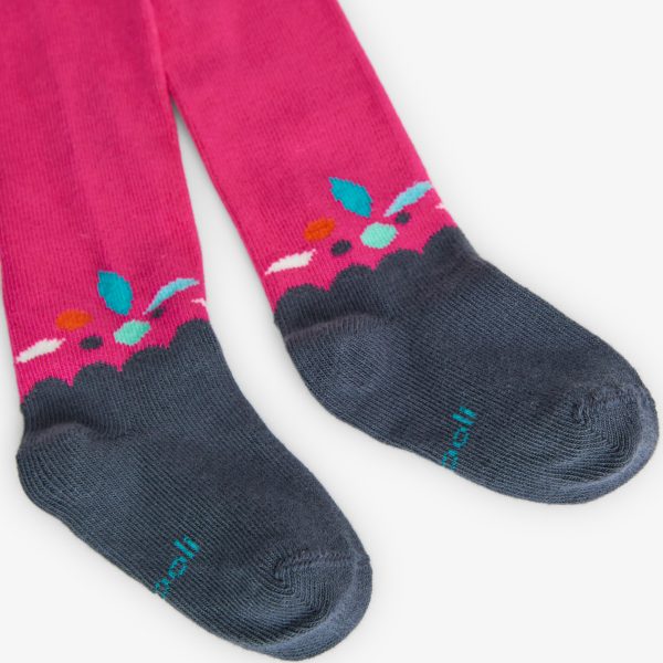 Boboli Nordic Path Print Dress & Tights - Image 6