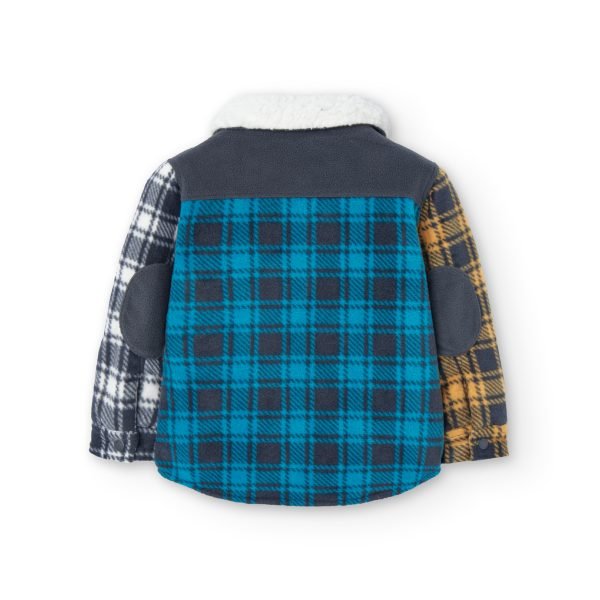 Boboli Fleece Check Jacket - Image 2