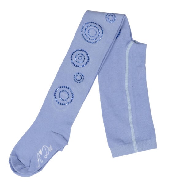 ADee Iced Blue Diamante tights - Iced Blue
