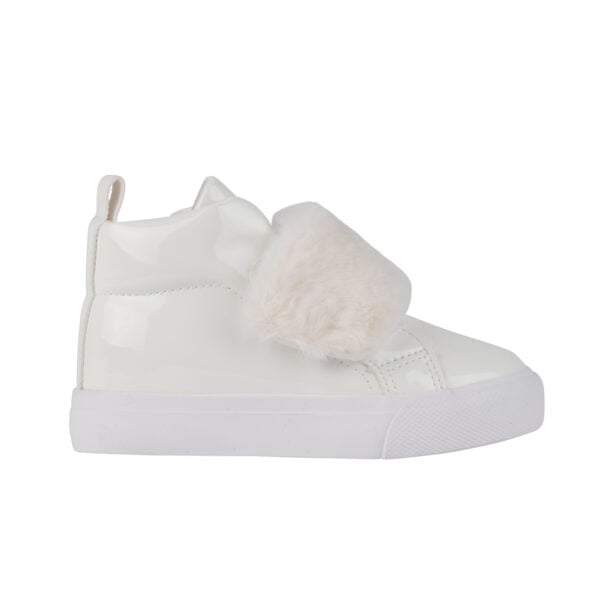 Little A by A Dee Furever faux fur strap high top - Image 2