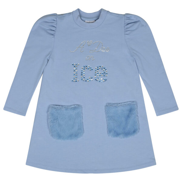ADee Poppy Iced Blue Dress - Image 2
