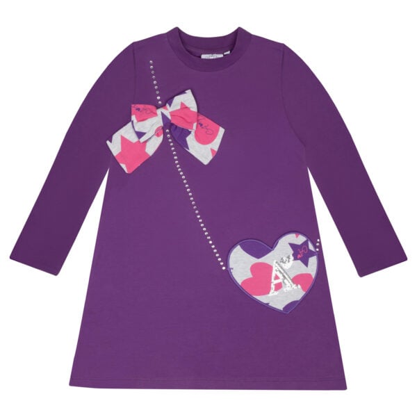 ADee Bold Purple tegan handbag dress - Image 2