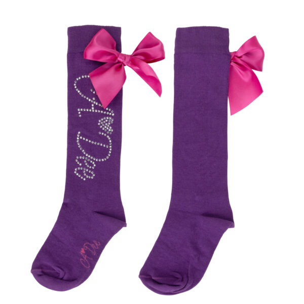 adee tate diamante knee high socks