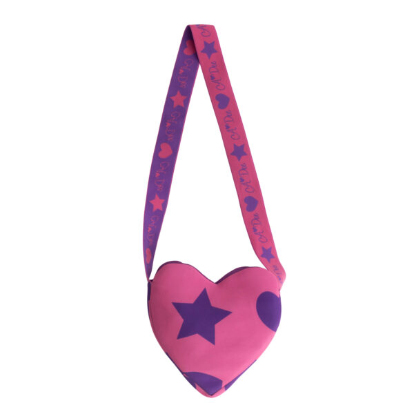 ADee Hot Pink Tiara heart bag