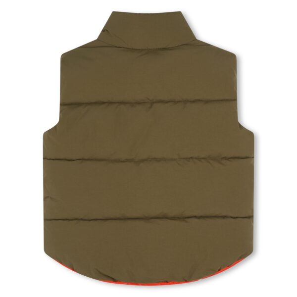 Timberland Boys Khaki Green Puffer Gilet - Image 2