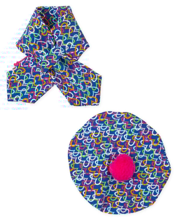Agatha Ruiz De La Prada Hearts Hat and Scarf