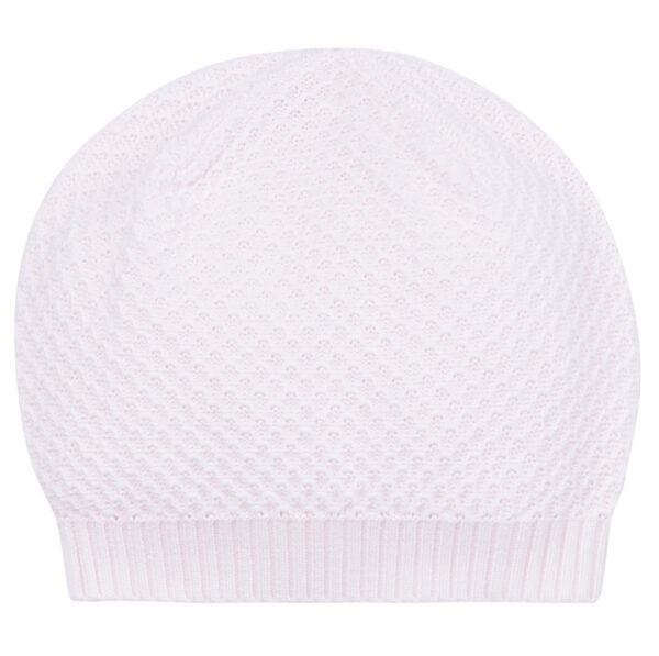 Emile et Rose Hallie Pink Knit All in One and Hat - Image 3