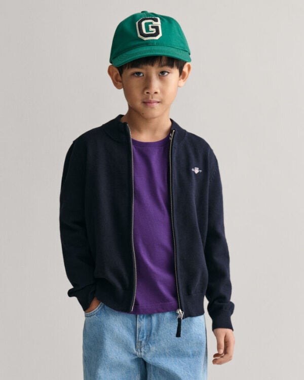 Gant Shield Full Zip Sweatshirt - Image 2