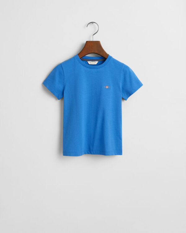 Gant Shield Short Sleeve T-Shirt Greece Blue