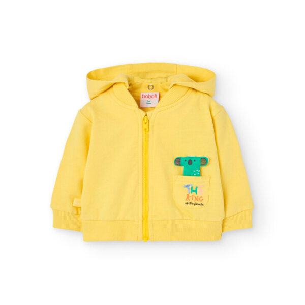 boboli mimosa fleece jacket