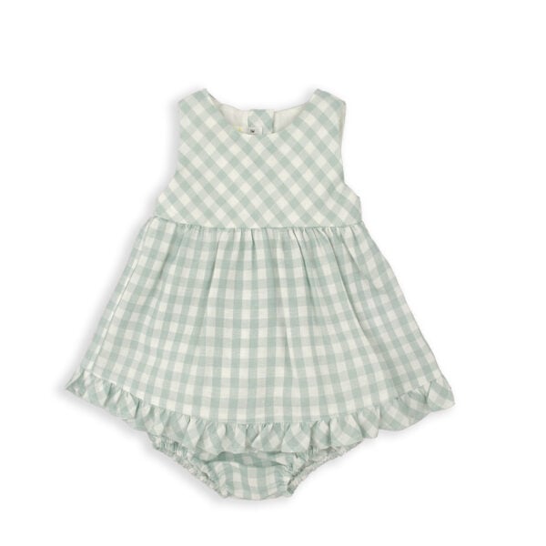 Babybol Ocean Dress and Cardigan Set