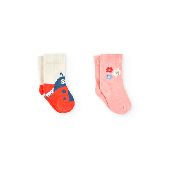 Boboli flamingo 2pk socks