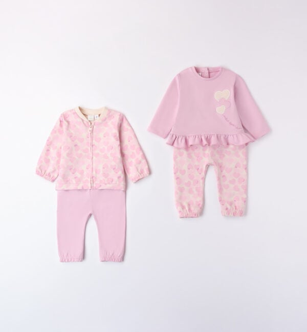 IDO 4 piece heart jogger sets
