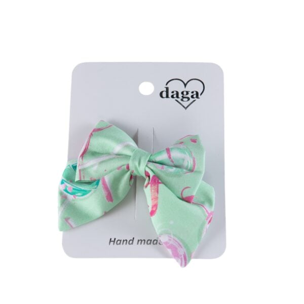 Daga Girls More Sugar Lollipop Print Bow Hairclip