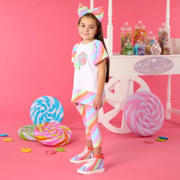 A Dee Eva Stripe lollipop legging set - Image 2