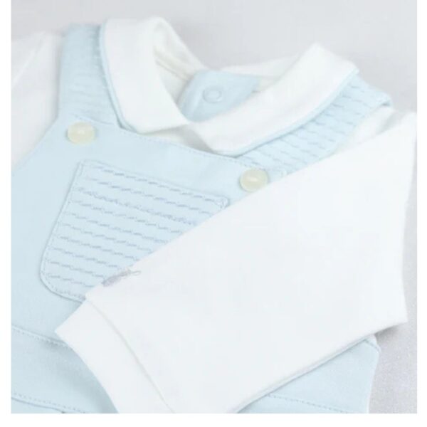 Emile et Rose Jude Baby Boys Smart Mock Dungaree - Image 3